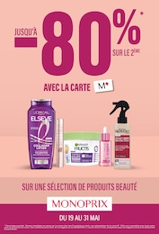 Prospectus Monoprix à Dijon, "JUSQU'À -80% SUR LE 2ÈME AVEC LA CARTE M'", 75 pages, 19/05/2026 - 31/05/2026