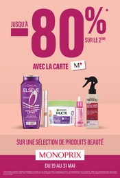 Prospectus Supermarchés Monoprix en cours à Trélissac et alentours, "JUSQU'À -80% SUR LE 2ÈME AVEC LA CARTE M'", 75 pages, 19/05/2026 - 31/05/2026 Catalogue Supermarchés Monoprix en cours à Trélissac et alentours, "JUSQU'À -80% SUR LE 2ÈME AVEC LA CARTE M'", 75 pages, 19/05/2026 - 31/05/2026