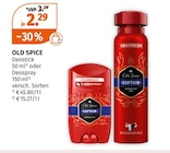 Deostick oder Deospray Angebote von OLD SPICE bei Müller Halle für 2,29 €