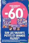Intermarché Super Hersin-Coupigny - Promo -60% remise immédiate sur le 2ème sur les yaourts petits et grands FILOUS Promo -60% remise immédiate sur le 2ème sur les yaourts petits et grands FILOUS à dans le catalogue Intermarché Super à Hersin-Coupigny