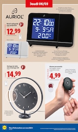 Horloge Angebote im Prospekt "Le vrai prix des bonnes choses" von Lidl auf Seite 30