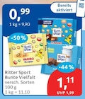 Bunte Vielfalt von Ritter Sport für 0,99 € bei budni im Angebot Bunte Vielfalt von Ritter Sport im aktuellen budni Prospekt