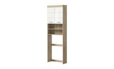 Waschmaschinenumbauschrank SCHLOONSEE Breite 63cm für Waschmaschine & Trockner 2 Türen MDF-Front in verschiedenen Farben Überbauschrank Umbauschrank Badschrank Schloonsee von  im aktuellen Höffner Prospekt für 151,00 €