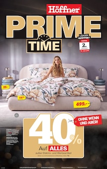 Höffner Prospekt PRIME TIME mit 4 Seiten