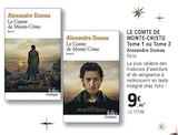 Le Comte de Monte-Cristo Tome 1 ou Tome 2 - FOLIO dans le catalogue E.Leclerc