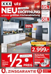XXXLutz Möbelhäuser Möbel & Einrichtung Prospekt der aktuellen Woche mit 8 Seiten, gültig von 28.02.2026 bis 15.03.2026, in Werder und Umgebung Aktueller XXXLutz Möbelhäuser Möbel & Einrichtung Prospekt in Werder und Umgebung, "NEUERÖFFNUNG unserer größten Küchenabteilung in Rangsdorf" mit 8 Seiten, 28.02.2026 - 15.03.2026