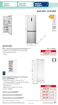 Kühlschrank im aktuellen METRO Prospekt (Gummersbach) Kühlschrank im METRO Prospekt "Wochenangebote" mit 53 Seiten (Gummersbach)