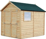Holz-Blockhaus im Angebot bei Hornbach in Bochum Holz-Blockhaus Angebote von Konsta bei Hornbach Bochum für 499,00 €