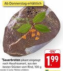 Sauerbraten im Angebot bei E center in Kirchheim Sauerbraten Angebote bei E center Kirchheim für 1,99 €