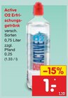 Erfrischungsgetränk im Angebot bei Netto Marken-Discount in Bad Oeynhausen Erfrischungsgetränk Angebote von Active O2 bei Netto Marken-Discount Bad Oeynhausen für 1,00 €