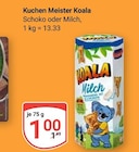 Aktuelle Milch Angebote bei GLOBUS in Salzgitter Aktuelles Koala Schoko Angebot bei GLOBUS in Salzgitter ab 1,00 €