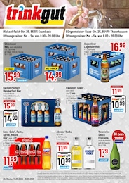 Aktueller Trinkgut GetrĂ€nkemĂ€rkte Prospekt fĂŒr Krumbach (Schwaben) 14.09.2026 - 19.09.2026 Trinkgut Prospekt fĂŒr Krumbach (Schwaben) mit 4 Seiten