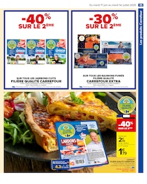 Prix et réduction Lardons dans le prospectus Carrefour en cours Offre Lardons dans le catalogue Carrefour du moment à la page 47