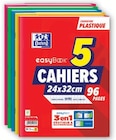 5 cahiers easybook 24x32cm - OXFORD dans le catalogue Super U