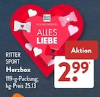 Herzbox von Ritter Sport im aktuellen ALDI SÜD Prospekt für 2,99 €