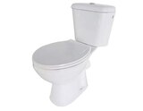 Pack WC sans bride blanc "Tapia" double chasse d'eau (6/3 L) en promo chez Brico Dépôt Cagnes-sur-Mer à 49,00 €