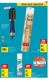 Promos Shampooing Sec dans le catalogue "Les journées belles et rebelles" de Carrefour Market à la page 22