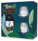 Coffret Rum 40° - PRESIDENTE MARTI GRAN ANEJO - Super U à Nantes Coffret Rum 40° - PRESIDENTE MARTI GRAN ANEJO en promo chez Super U Nantes à 28,90 €