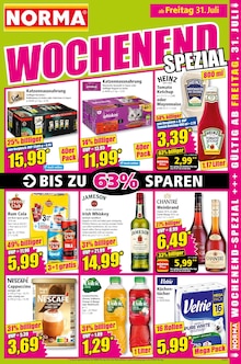 Whisky im Norma Prospekt "Mehr fürs Geld" mit 19 Seiten (Wuppertal)