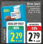 Alpenmilch oder Goldschatz im Angebot bei EDEKA in Herne Alpenmilch oder Goldschatz Angebote von Ritter Sport bei EDEKA Herne für 2,29 €