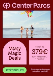 Center Parcs Prospekt für Dortmund: "My Magic Deals", 1 Seite, 08.05.2026 - 18.05.2026