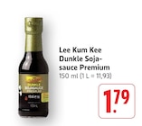 Dunkle Sojasauce Premium Angebote von Lee Kum Kee bei EDEKA Pforzheim für 1,79 €