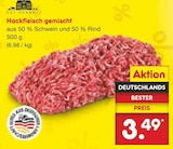 Aktuelle Hackfleisch Angebote bei Netto Marken-Discount in Koblenz Aktuelles Hackfleisch gemischt Angebot bei Netto Marken-Discount in Koblenz ab 3,49 €