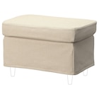 Schonbezug für Hocker Naggen beige Naggen beige Angebote von STRANDMON bei IKEA Ingolstadt für 20,00 €