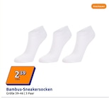 Bambus-Sneakersocken Angebote bei Action Bottrop für 2,39 €