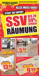 wohnen & sparen Wiegand Prospekt für Kronach mit 6 Seiten wohnen & sparen Wiegand Prospekt für Kronach: "ALLES MUSS RAUS!", 6 Seiten, 13.07.2025 - 11.08.2025
