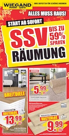 Aktueller wohnen & sparen Wiegand Möbel & Einrichtung Prospekt in Crock und Umgebung, "ALLES MUSS RAUS!" mit 6 Seiten, 13.07.2025 - 11.08.2025