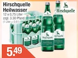 Heilwasser im Getränke City Prospekt Heilwasser von Hirschquelle im aktuellen Getränke City Prospekt für 5,49 €