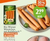 Bio-Wiener Würstchen mit Kalbfleisch bei tegut im Hungen Prospekt für 2,99 €