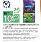 Terreau plantation arbres et arbustes - Fertiligène en promo chez Jardiland Paris à 10,99 €