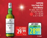 Islay Single Malt Scotch Whisky Angebote von Laphroaig bei Marktkauf Görlitz für 28,99 €