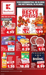 Aktueller Kaufland Supermarkt Prospekt für Schmitten 08.10.2026 - 14.10.2026 Kaufland Prospekt für Schmitten mit 70 Seiten
