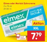 Elmex oder Meridol Zahncreme für 7,79 € bei Netto Marken-Discount im Angebot Elmex oder Meridol Zahncreme im aktuellen Netto Marken-Discount Prospekt