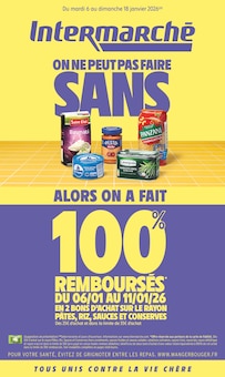 Catalogue Intermarché Express de la semaine "Intermarché" avec 12 pages, valide du 06/01/2026 au 18/01/2026 pour Paris et alentours Prospectus Intermarché Express de la semaine "Intermarché" avec 12 pages, valide du 06/01/2026 au 18/01/2026 pour Paris et alentours