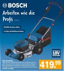 Akku-Rasenmäher im Angebot bei WERKMARKT SiTec - Sicherheit+Technik GbR in Delmenhorst Akku-Rasenmäher Angebote von Bosch bei WERKMARKT SiTec - Sicherheit+Technik GbR Delmenhorst für 419,99 €