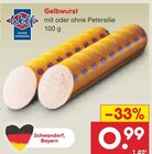 Netto Marken-Discount Salzweg - Gelbwurst Angebot im Prospekt Gelbwurst bei Netto Marken-Discount im Salzweg Prospekt für 0,99 €