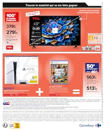 Prix et réduction Console PS5 dans le prospectus Carrefour en cours Offre Console PS5 dans le catalogue Carrefour du moment à la page 2