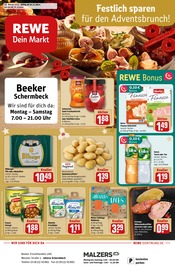Aktueller REWE Supermarkt Prospekt in Schermbeck und Umgebung, "Dein Markt" mit 34 Seiten, 24.11.2025 - 29.11.2025