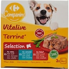 Terrine pour chien - CARREFOUR COMPANINO VITALIVE en promo chez Carrefour Terrine pour chien - CARREFOUR COMPANINO VITALIVE dans le catalogue Carrefour
