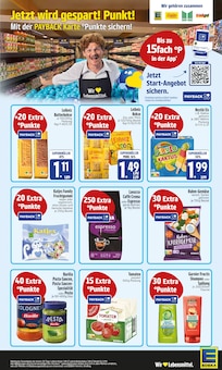 EDEKA Prospekt der Woche "Punkte sammeln leicht gemacht: Payback jetzt bei Edeka!" Seite 2, 07.01.2025 bis 11.01.2025 für Blaibach Aktueller EDEKA Prospekt "Punkte sammeln leicht gemacht: Payback jetzt bei Edeka!" Seite 2 von 30 Seiten für Blaibach