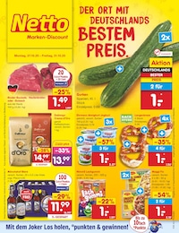 Netto Marken-Discount Prospekt für Hof mit 65 Seiten Netto Marken-Discount Prospekt "Aktuelle Angebote" für Hof, 65 Seiten, 27.10.2025 - 01.11.2025