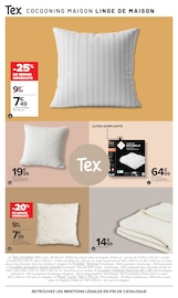 Promos Couette dans le catalogue "Tex" de Carrefour Couette en promo dans le catalogue Carrefour à la page 16