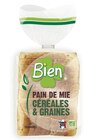 PAIN DE MIE CÉRÉALES à NaturéO dans Évry PAIN DE MIE CÉRÉALES à NaturéO dans Évry