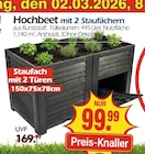 Hochbeet mit 2 Staufächern bei Wreesmann im Zörbig Prospekt für 99,99 €