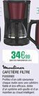 Cafetière filtre - Moulinex - Extra à Aubervilliers Cafetière filtre - Moulinex en promo chez Extra Aubervilliers à 34,99 €
