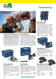 Bosch staubsauger Angebot im aktuellen Holz Possling Prospekt auf Seite 186